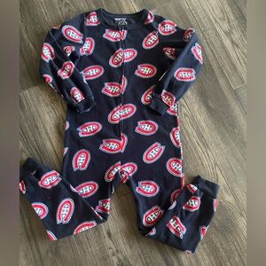 NHL Montreal Canadiens fleece Onesie
size 6